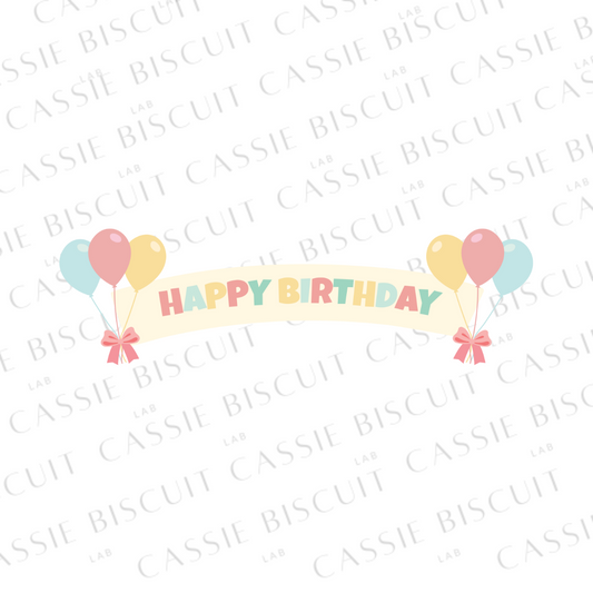 Emporte-Pièce - Panneau anniversaire