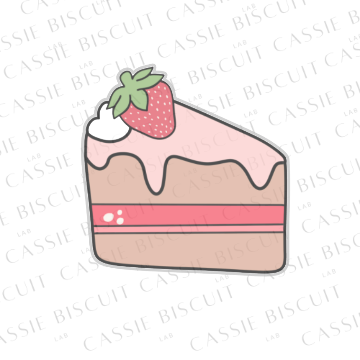 Emporte-Pièce - Part Gâteau Fraise