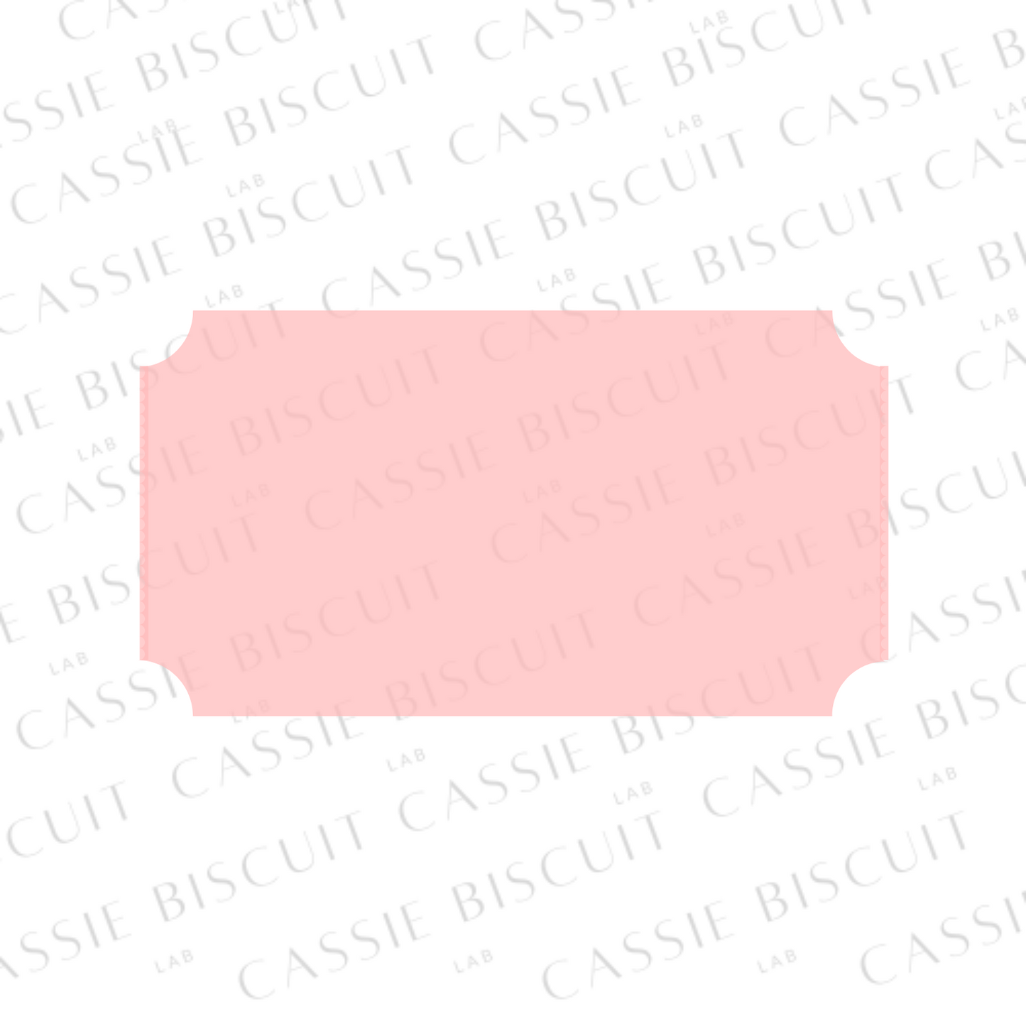 Emporte-Pièce -  Rectangle angle inversé