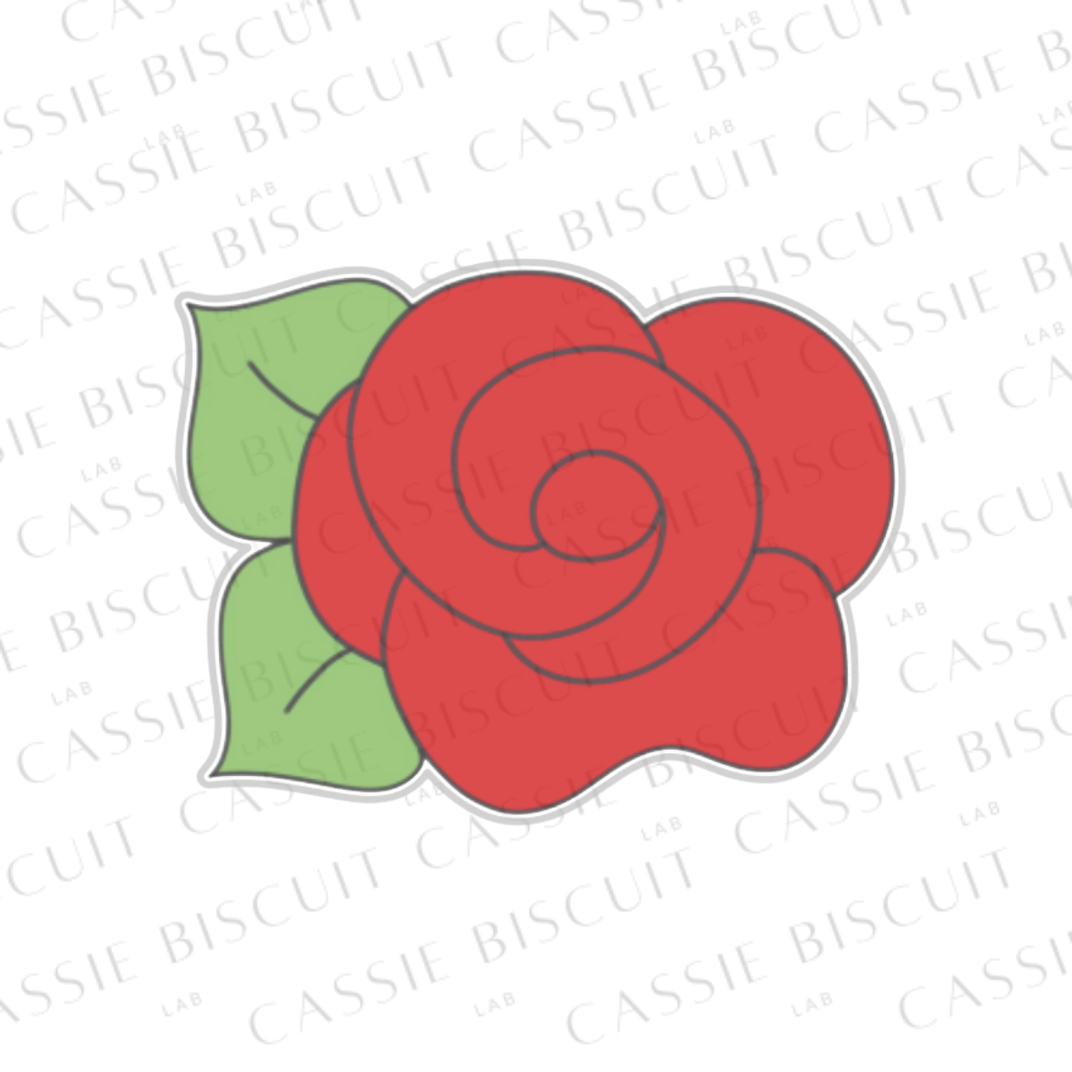 Emporte-Pièce - Rose Rouge