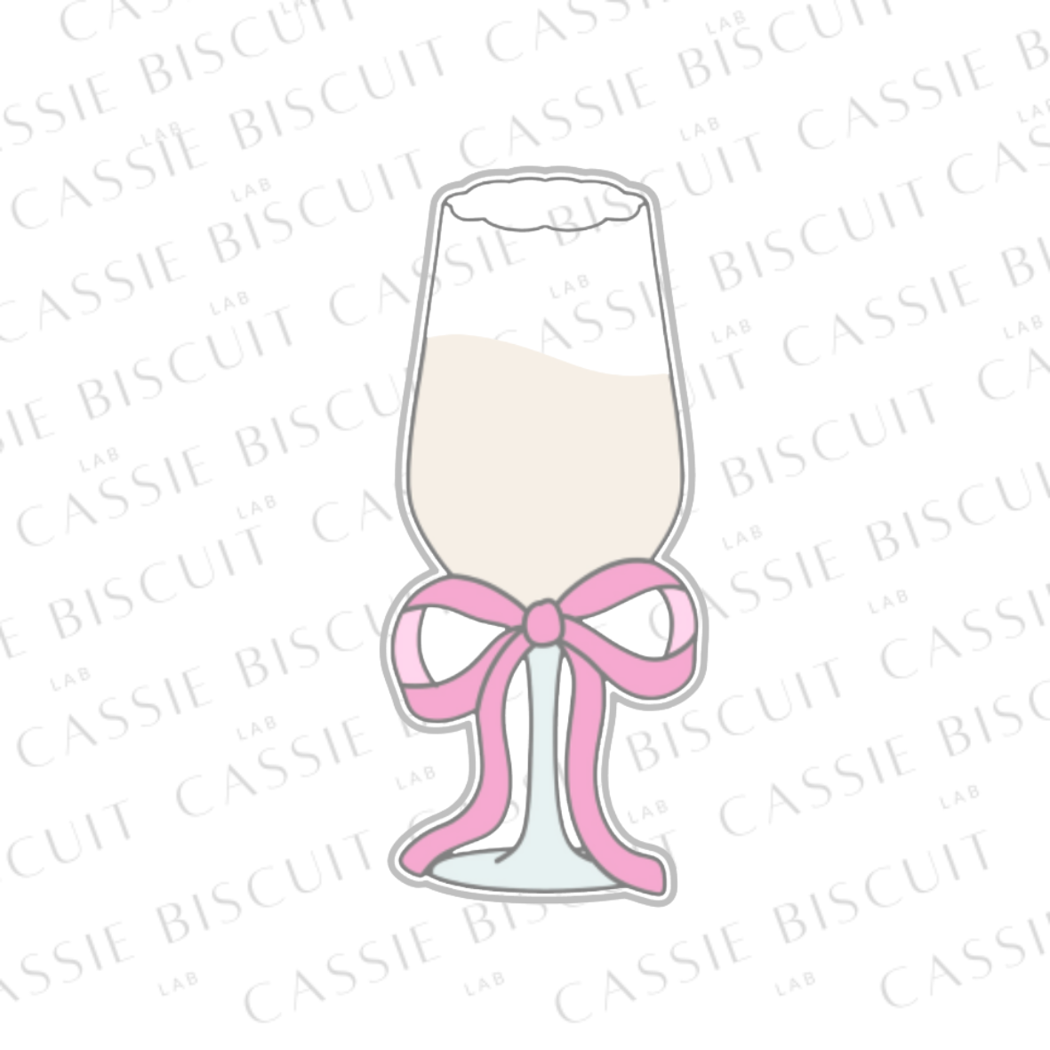 Emporte-Pièce - Verre à Pied Ruban