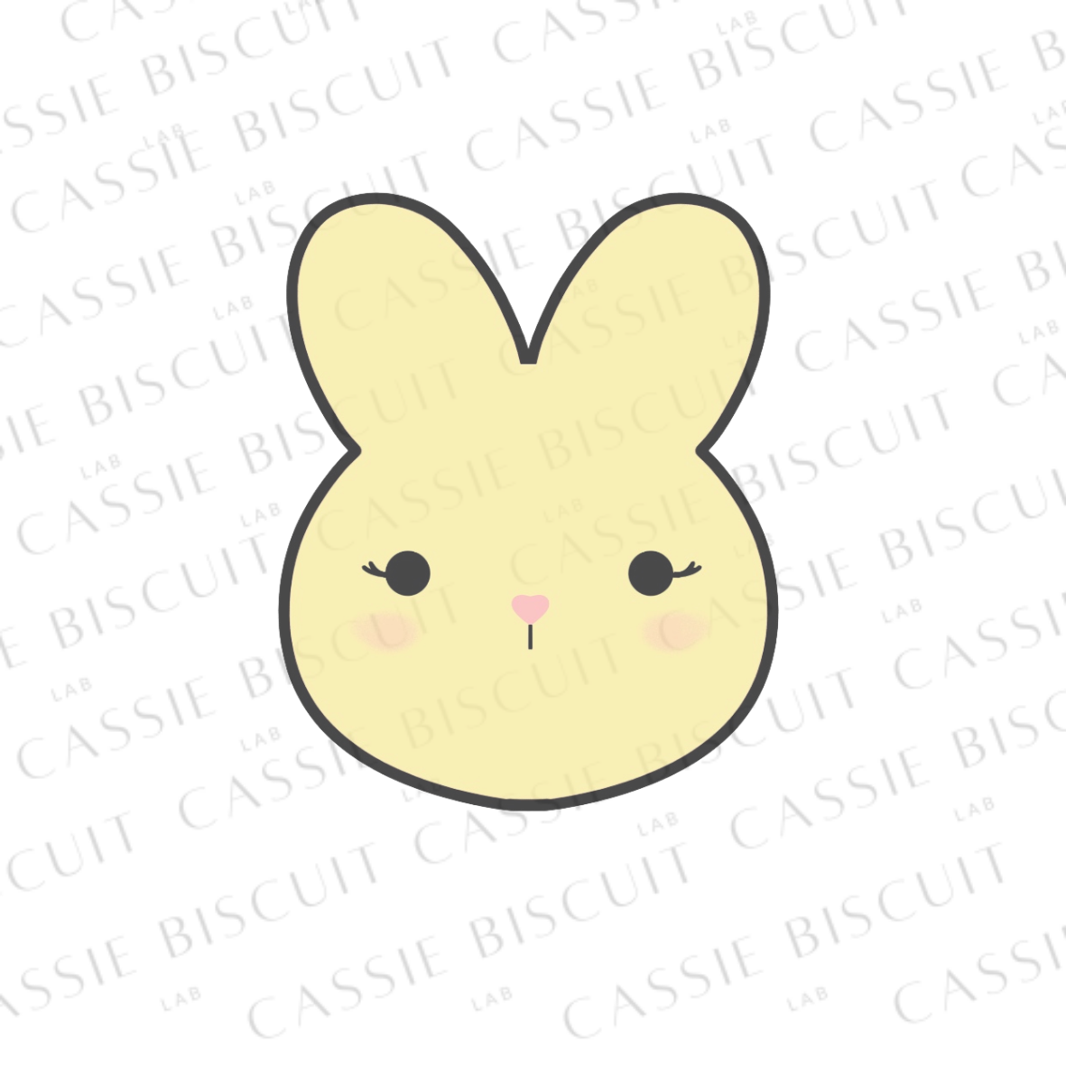 Emporte-Pièce - Visage Lapin Oreilles