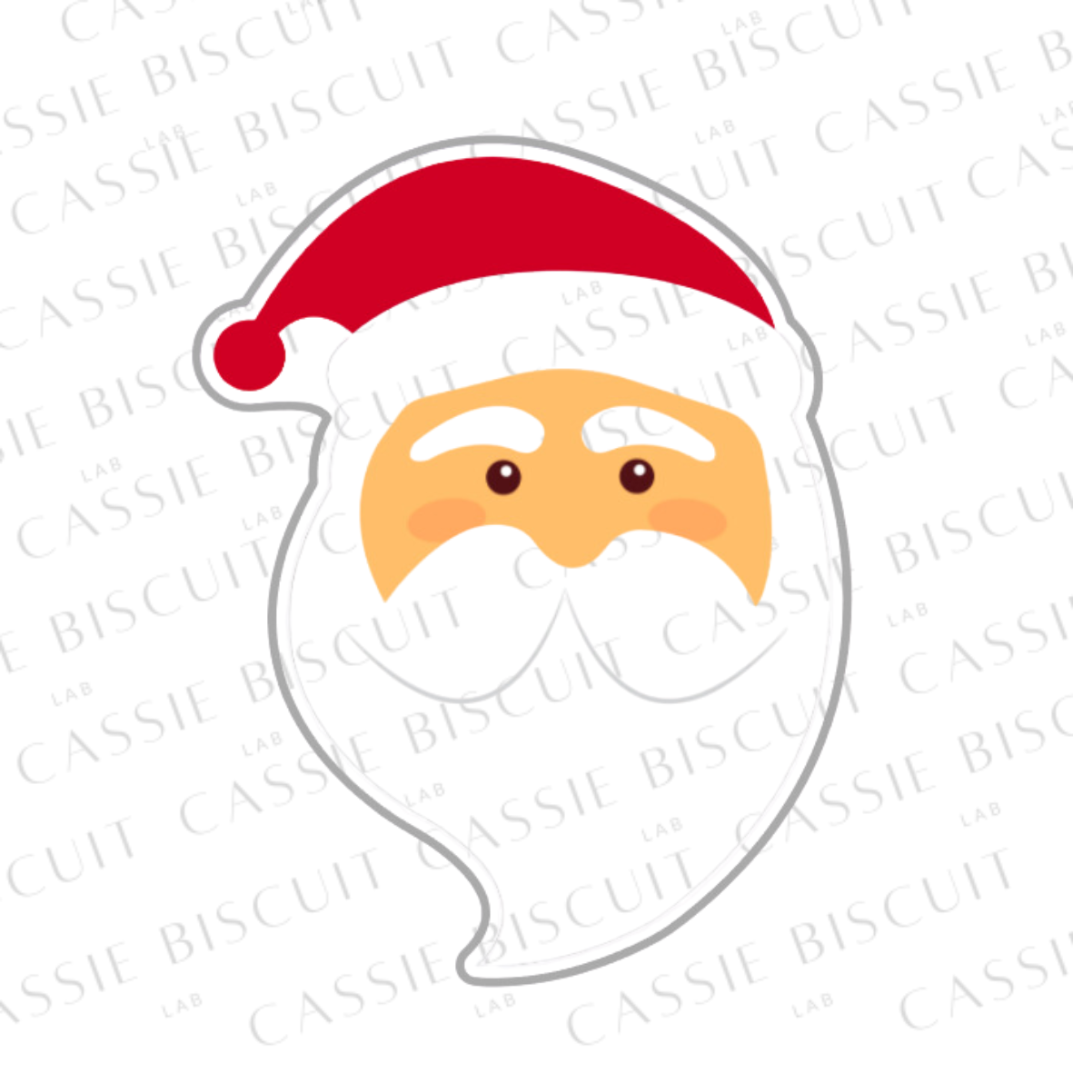 Emporte-Pièce -  Visage Père Noël
