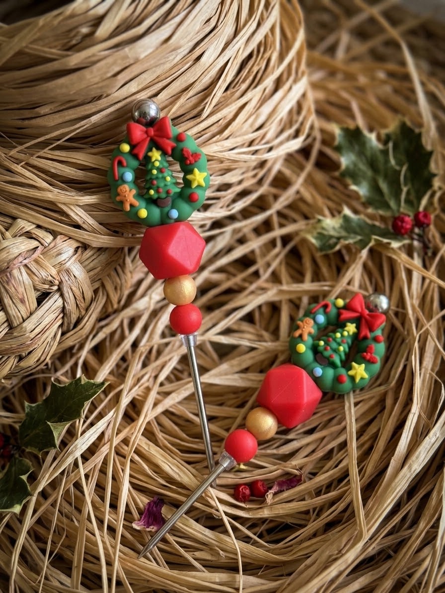 Scribe Couronne Noël