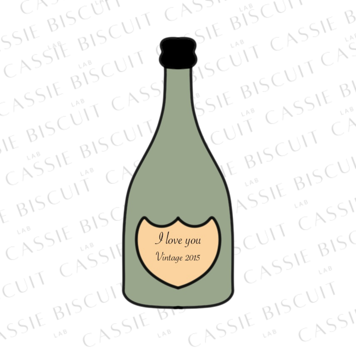 Emporte-Pièce - Bouteille Champagne
