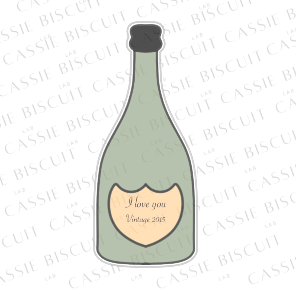 Emporte-Pièce - Bouteille Champagne