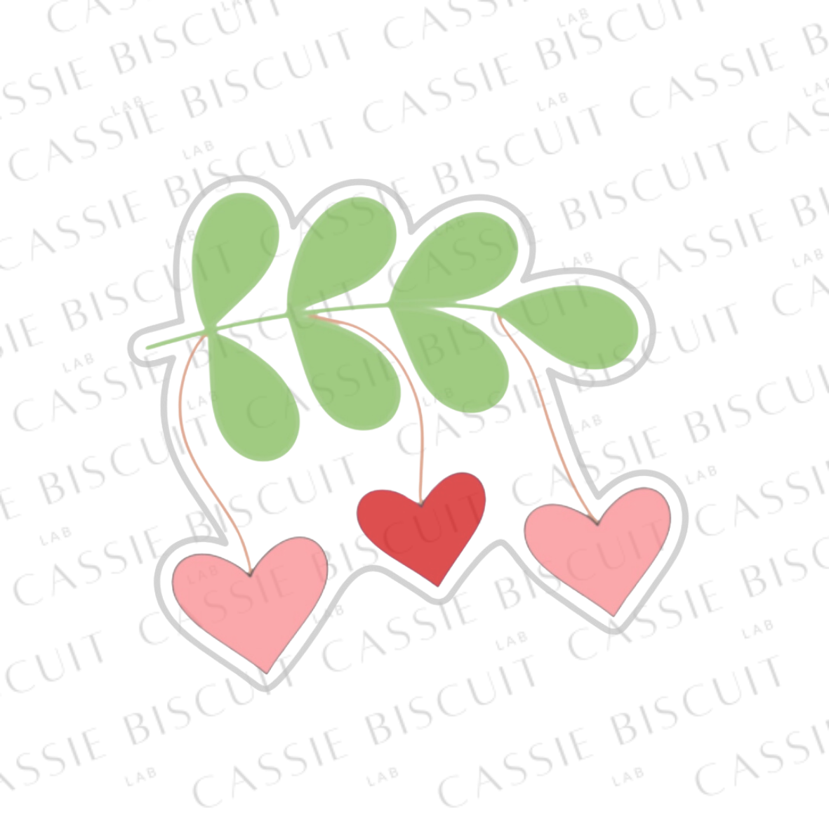 Emporte-Pièce - Branche Coeurs