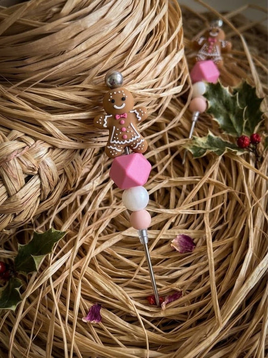 Scribe Bonhomme Noël Girly Pink