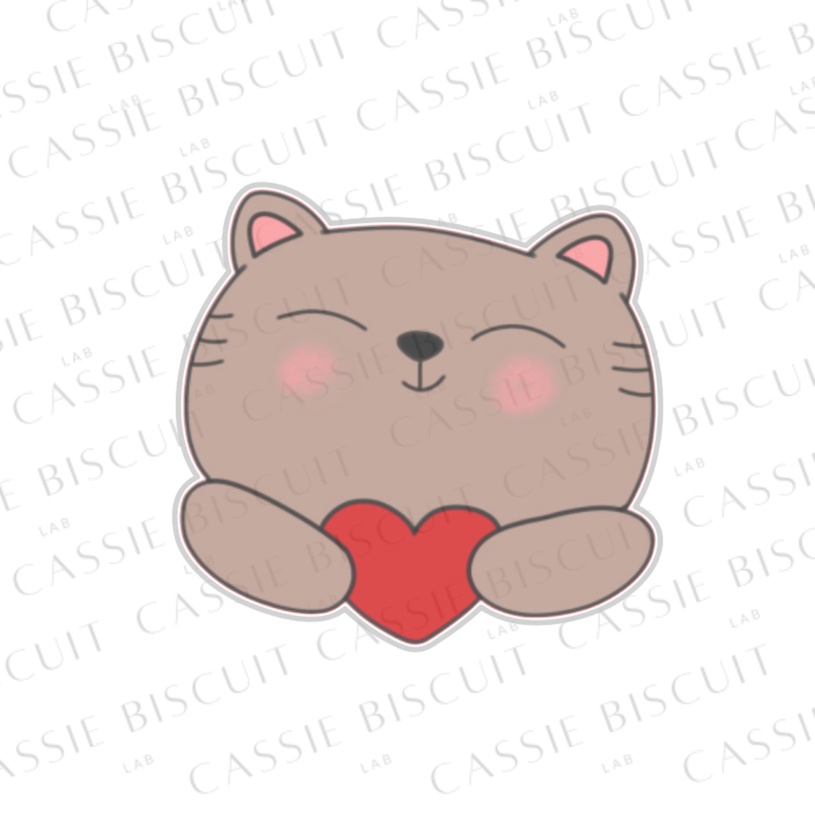 Emporte-Pièce - Chat Coeur