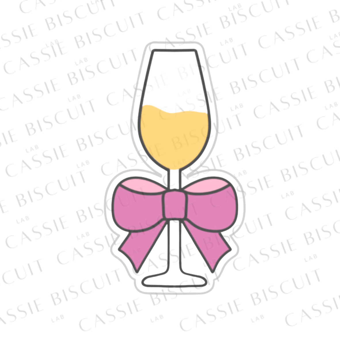 Emporte-Pièce -  Coupe Champagne Noeud