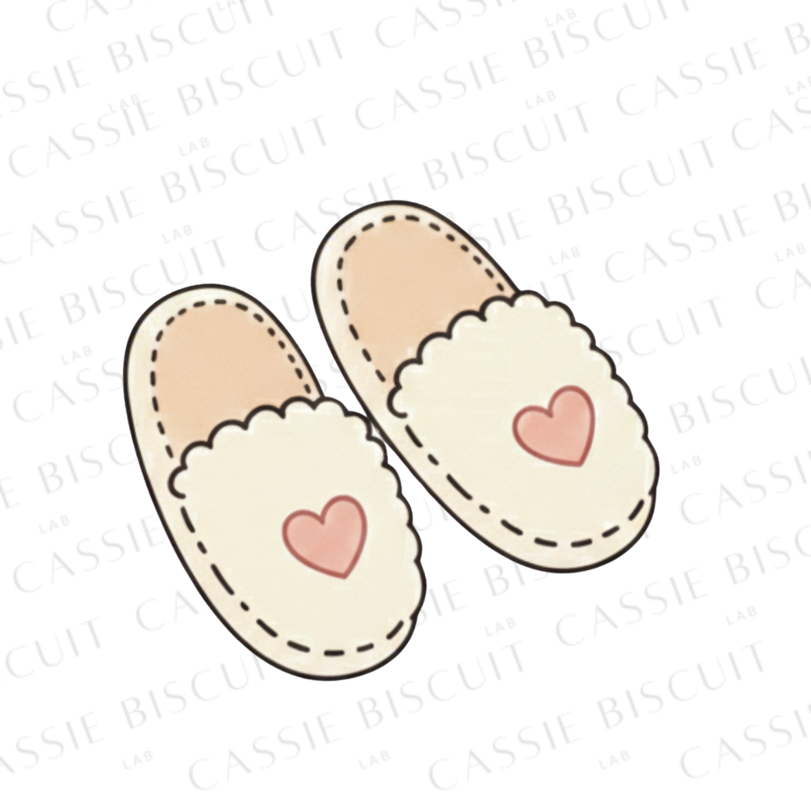Tagliabiscotti - Pantofole a forma di cuore