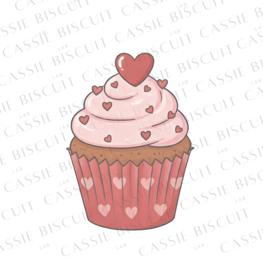 Cookie Cutter - Heart Cupcake