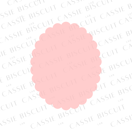 Emporte-Pièce - Ovale Mini Festons