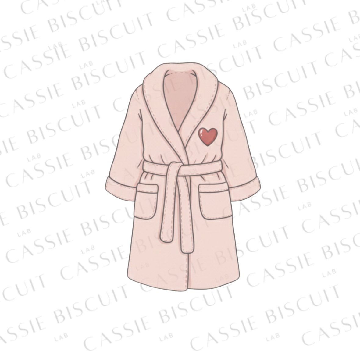 Emporte-Pièce - Peignoir Coeur