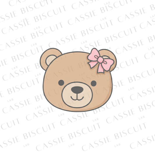 Tagliabiscotti - Faccia da orsetto femminile