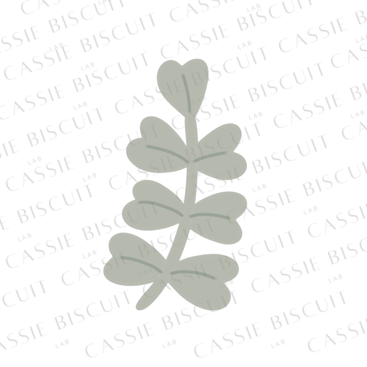 Emporte-Pièce - Branche Feuille Coeur