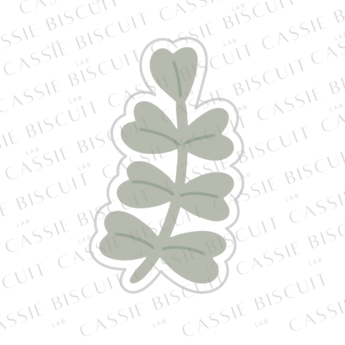 Emporte-Pièce - Branche Feuille Coeur