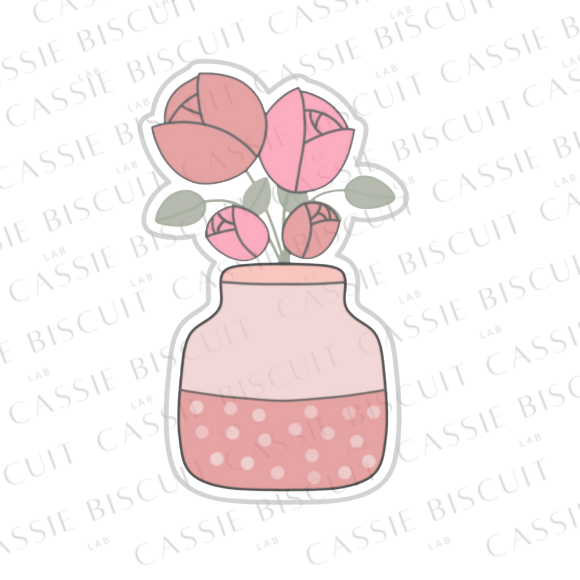 Emporte-Pièce - Vase Fleurs
