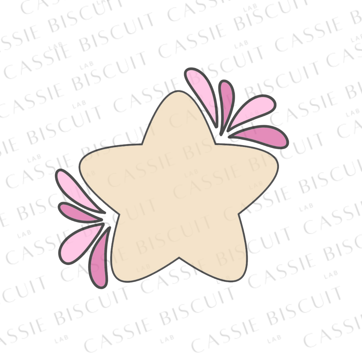 Emporte-Pièce -  Etoile Feu d'Artifice