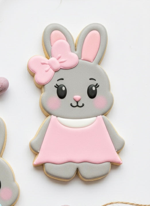 Cookie Cutter - Cute Bunny Bow Tie Lady