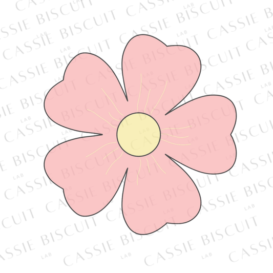 Emporte-Pièce - Fleur Pétales Coeur