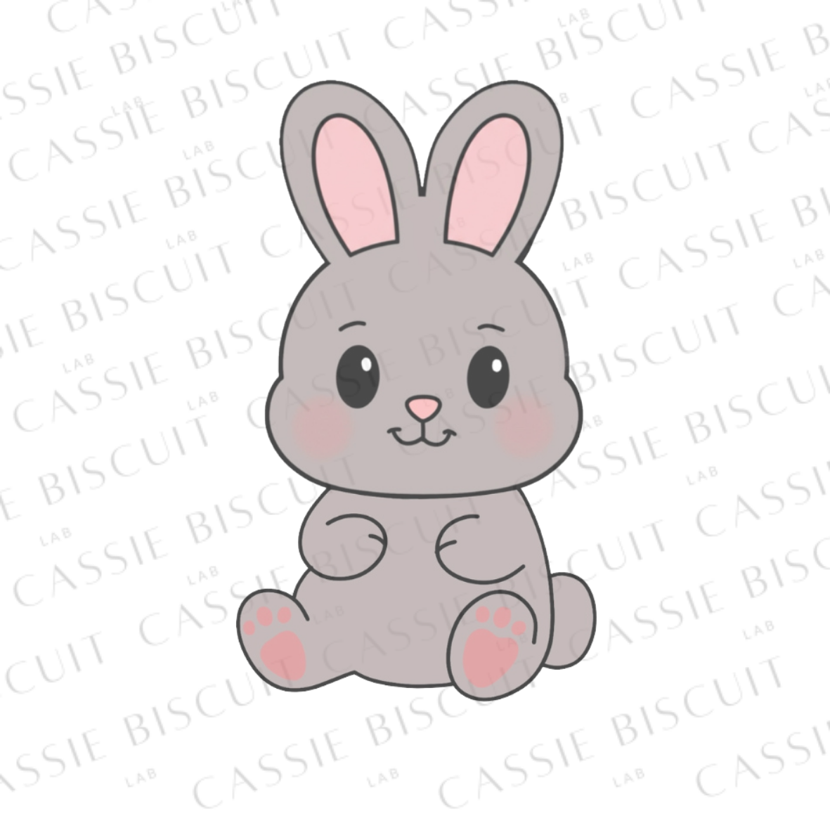 Emporte-Pièce - Lapin Cute Assis