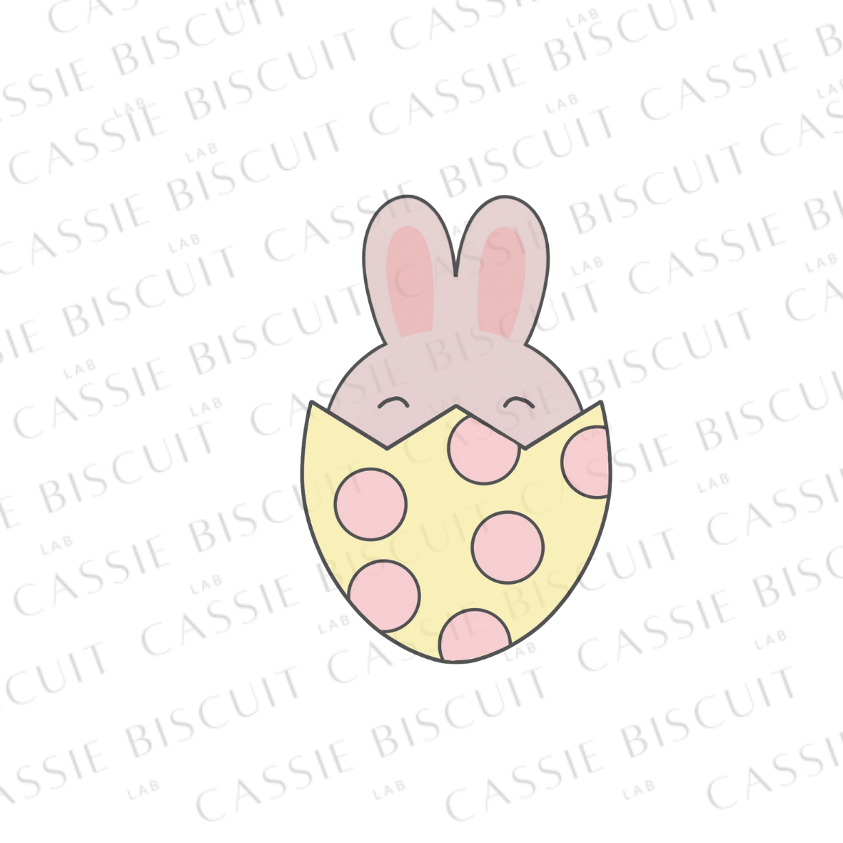 Tagliabiscotti - Guscio di coniglio kawaii