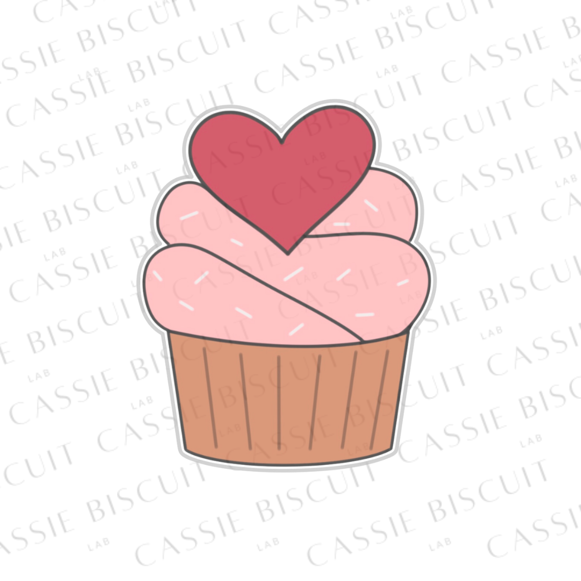 Emporte-Pièce - Muffin Coeur