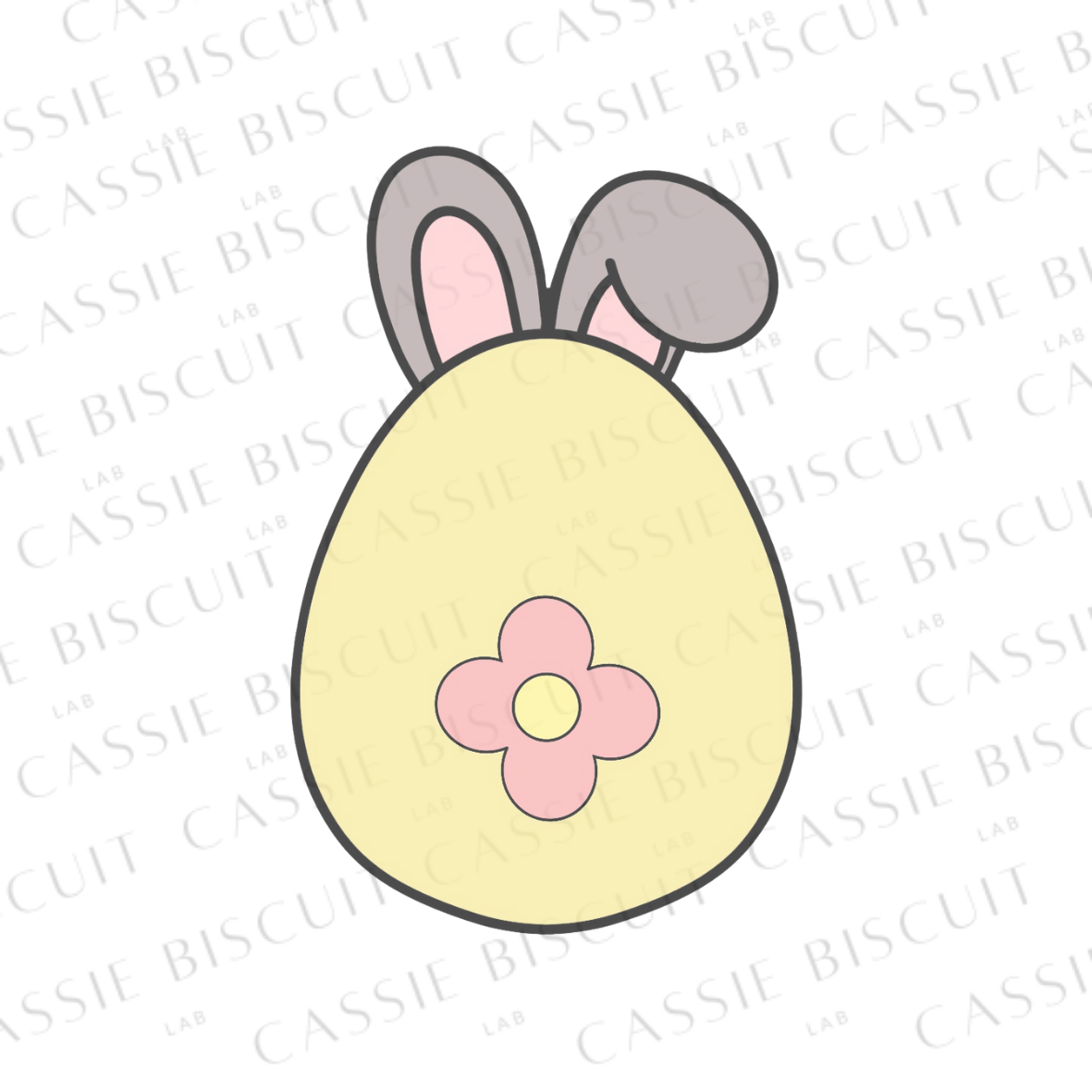 Cookie Cutter - Egg with Rabbit Ears