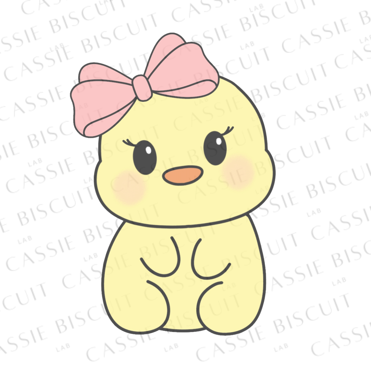 Emporte-Pièce - Poussin Girly Cute Entier