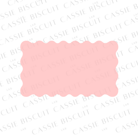 Emporte-Pièce -  Rectangle dentelé