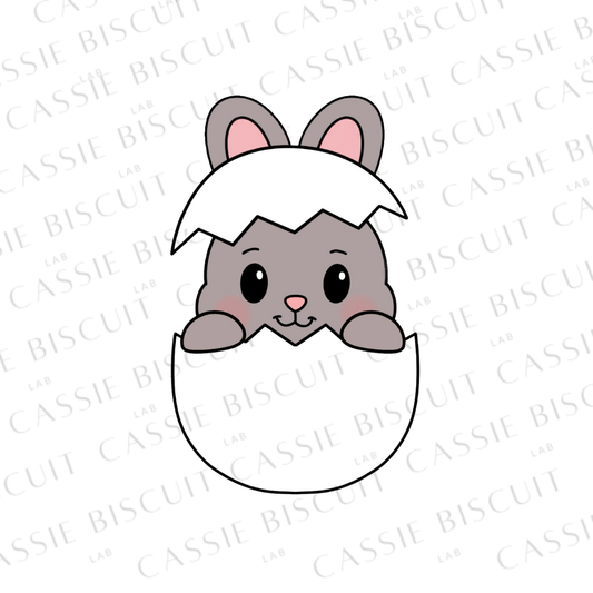 Cookie Cutter - Cute Rabbit Face Shell
