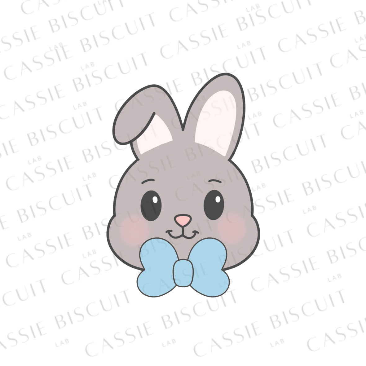 Emporte-Pièce - Visage Lapin Cute Oreille Pliée Boy