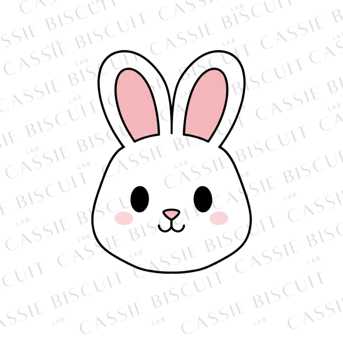 Emporte-Pièce - Visage Lapin Géométrique